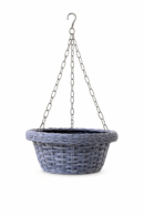 Polly Rattan Karishma Hanging Pot 9 inch decorative hanging planter