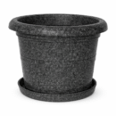 Las Vegas planter with tray roto plastic planter for indoor and outdoor plants