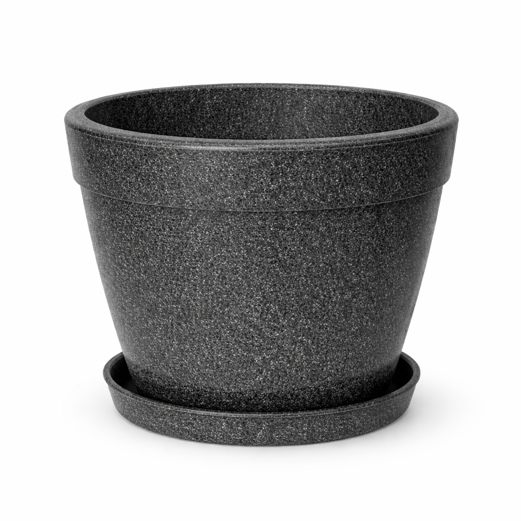 Premium Houston Planter with Tray made from durable Roto plastic