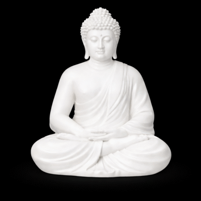 Buddha Murti(WHlte)