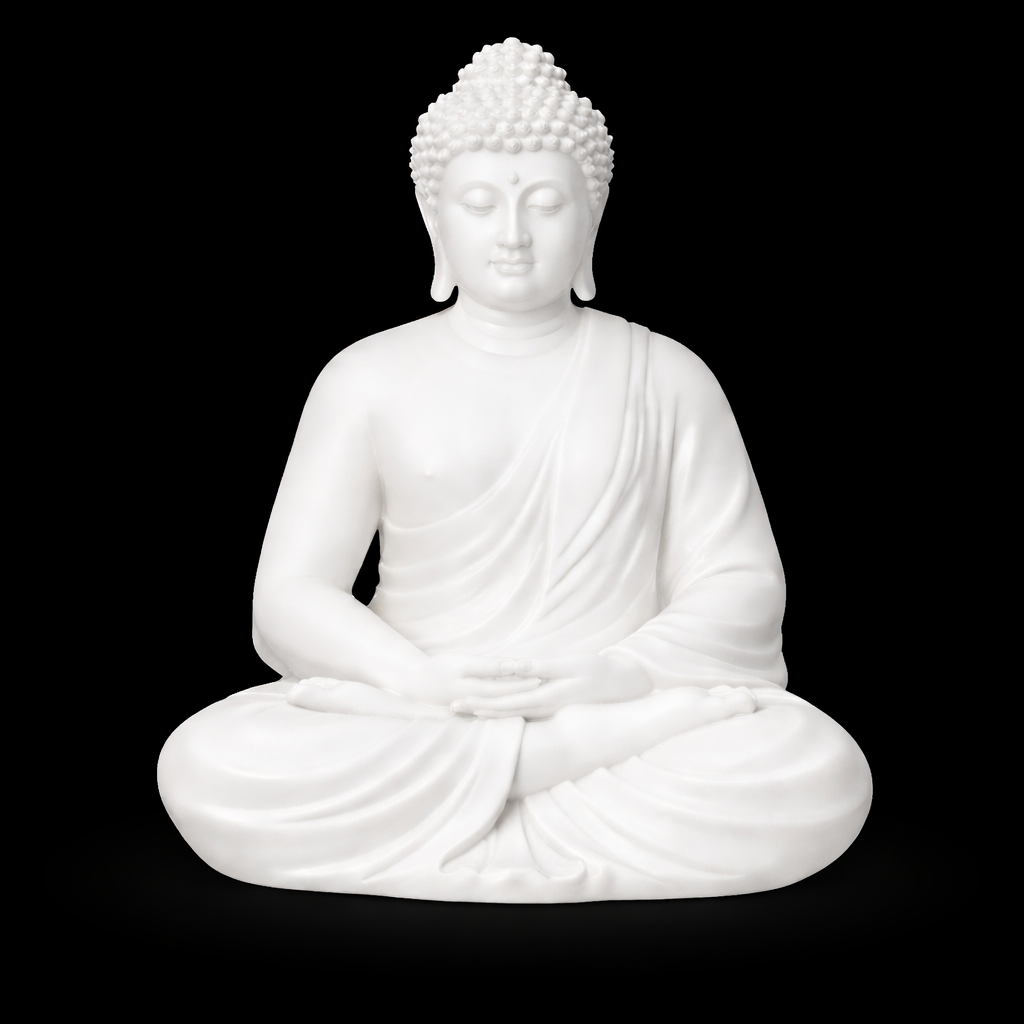 Buddha Murti(WHlte)