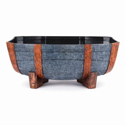 Half Barrel Pot