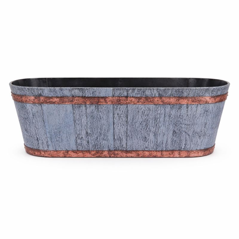 Rectangular Barrel Pot(New Mix Colours)