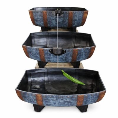 Half Barrel Fountain