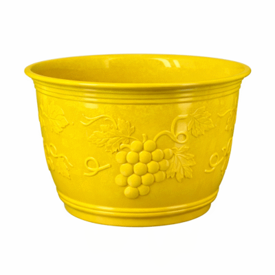 Leafy Pot(Marble Mix With Tray)