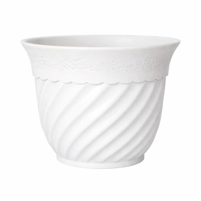 Twister Pot (White Colour)